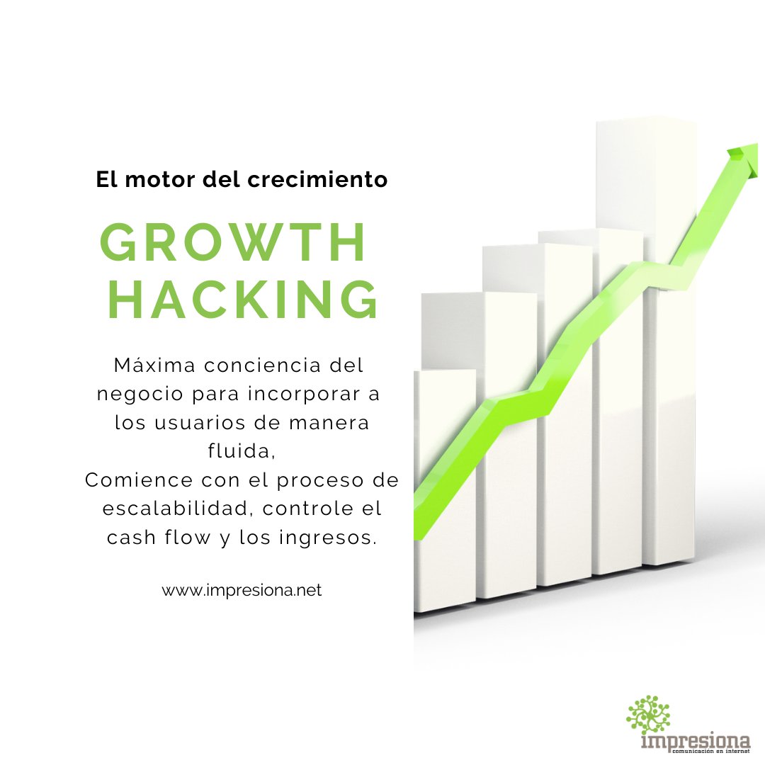 ImpresionaCom's tweet photo. 💯💡En Impresiona estamos al día con la Metodologia Growth Hacking: perseguimos el crecimiento de tu empresa mediante técnicas de analítica, métrica web, creatividad  y redes sociales. 
💻💸Desarrollamos un plan de acciones para que te conviertas en un negocio online que venda. https://t.co/Y7AMFQJ438