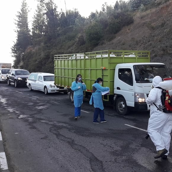 [AHORA] Liderada por nuestro alcalde Manuel Painiqueo, Lumaco establece barrera sanitaria.