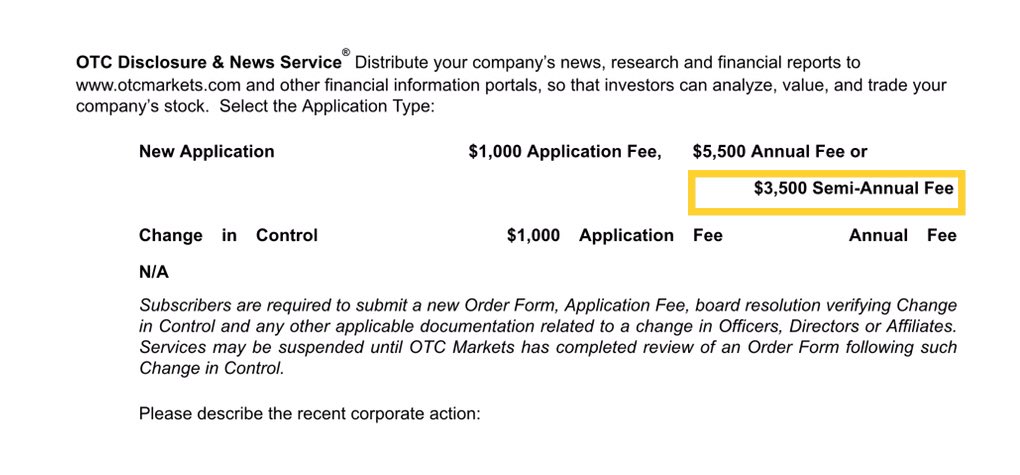 dummiechartplay's tweet photo. $SLNX
ceo has spent around $125k maintain the ticker since the last run in 2014/15
otc markets verified which they are on payment to pay semi annual
2x3,500 $7k a year+$3k year RTL2 fee
$10k a year total X 6 yrs $60k
TA verified
avg TA FEE $665 per month $7980 yr
X 6 years=$47K https://t.co/SswJTnOpLN