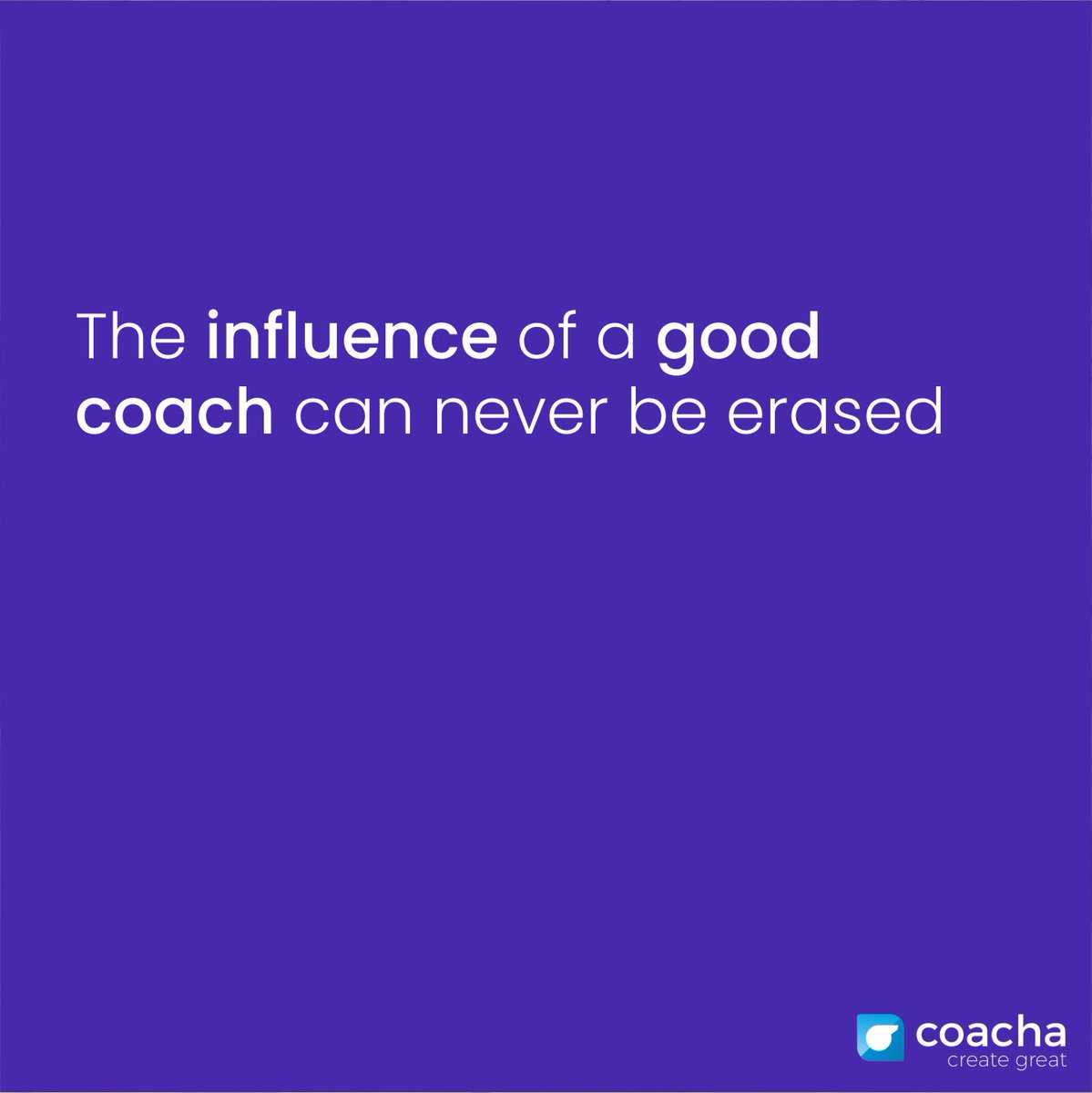 CoachaSoftware's tweet image. Tag a coach who inspires you every day. 💙 #CreateGreat