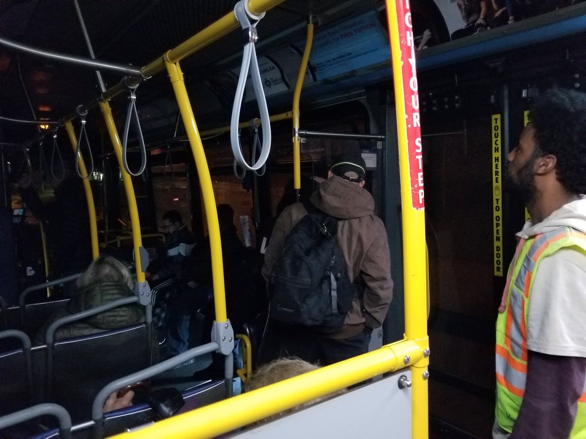 So much for social distancing and your rules if drivers dont enforce. <a href="/TransLink/">TransLink BC</a> I thought there were rules for standing and seat distancing?