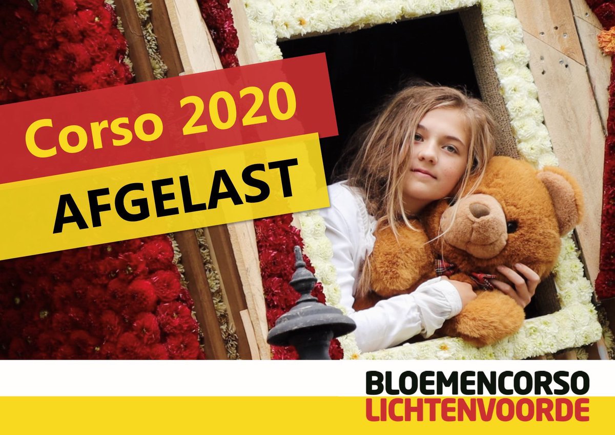 Een ontzettend moeilijk besluit, maar weloverwogen genomen... het Bloemencorso Lichtenvoorde 2020 gaat niet door ☹️
#bclv #bloemencorso #bloemencorsolichtenvoorde #bclichtenvoorde #lichtenvoorde