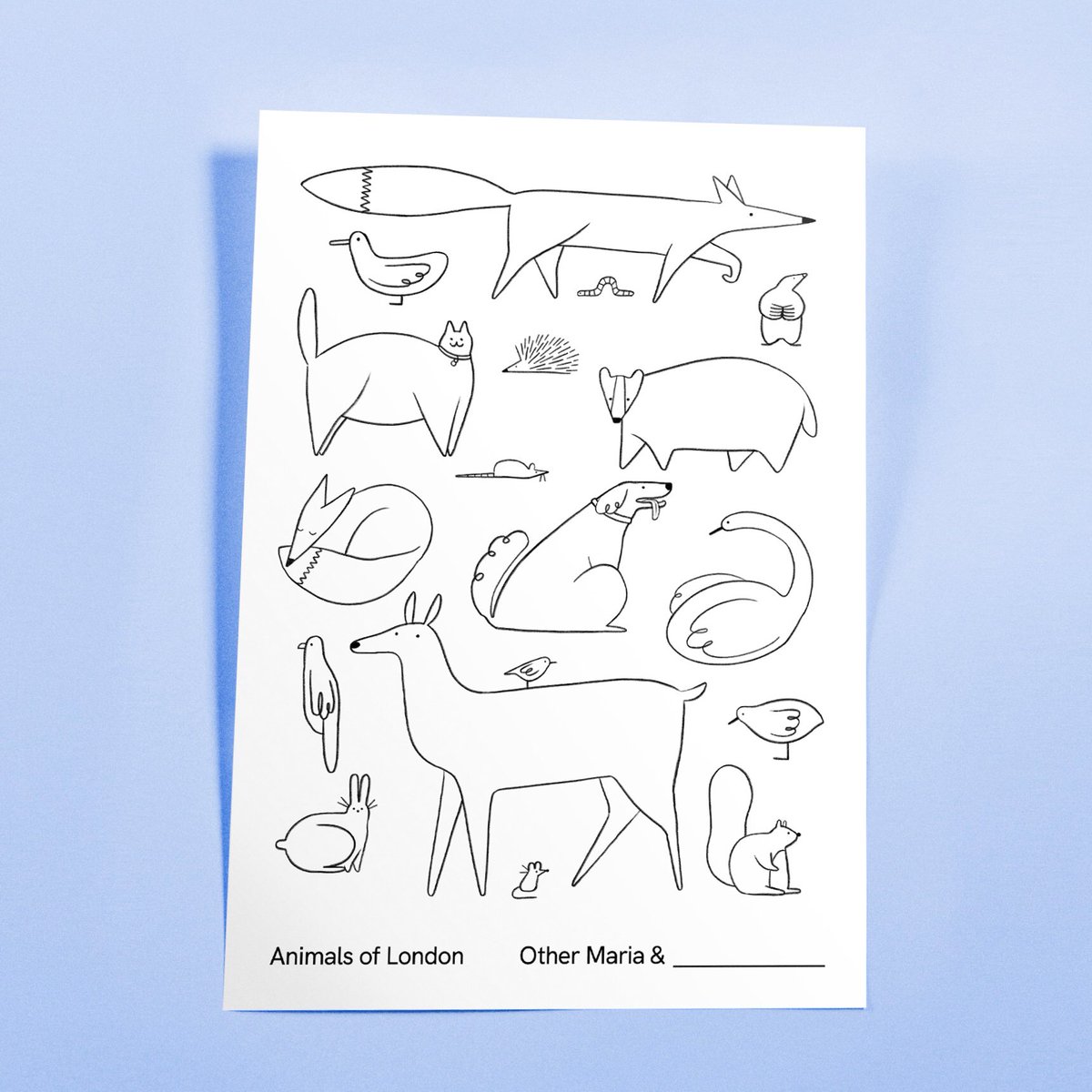 To make self-isolation time a little bit better, I have made this colouring page which you can access for free here othermaria.com/shop/animals-o… can’t wait to see everyone’s results 🤓
