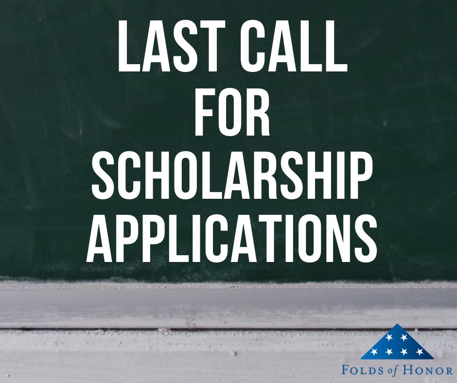 Today is the last day to apply for our #scholarships! Visit foh.org/apply to apply today. Applications close at 6 PM EST.
