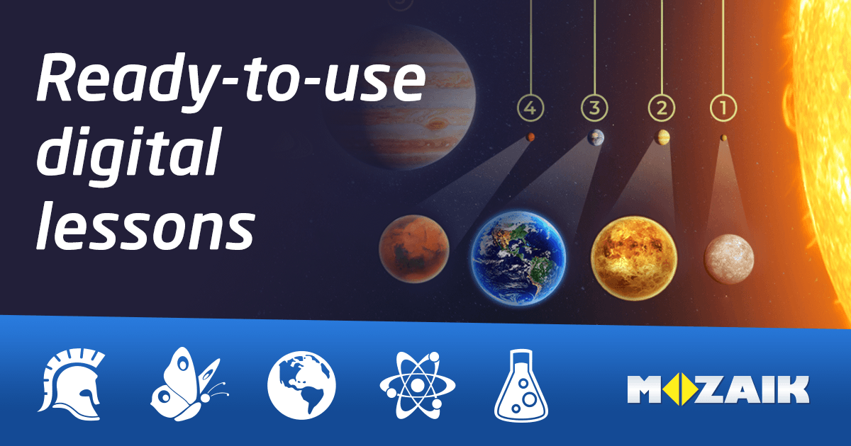 MozaikEducation's tweet photo. Ready-to-use digital lessons that provide an assortment of interactive learning material for exploring various topics

DIGITAL LESSONS: 
https://t.co/WANHg4e6Dy

Free access until 15 June 2020

#LearningNeverStops #mozaWeb #mozaBook https://t.co/E8dX7J0mfD