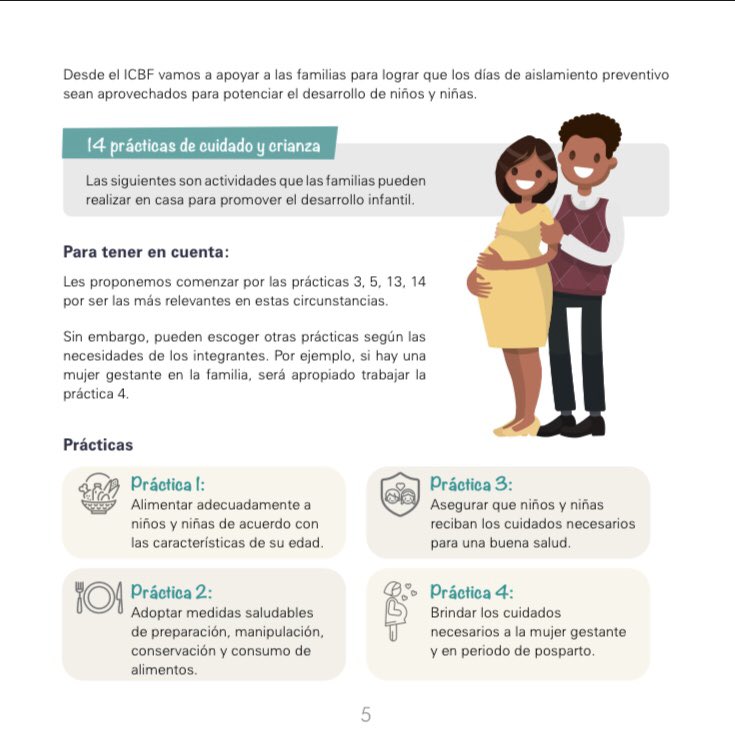 CastillaGab's tweet photo. #ICBFesCesar | Estamos para acompañar a los padres de familia, por medio de nuestra cartilla @ICBFColombia, a que tengan un tiempo de calidad con sus hijos en este tiempo de confinamiento, en ese espacio tiene cabida el cuidado y la protección, aquí algunas pautas 👇🏼 https://t.co/voEprDlGBq