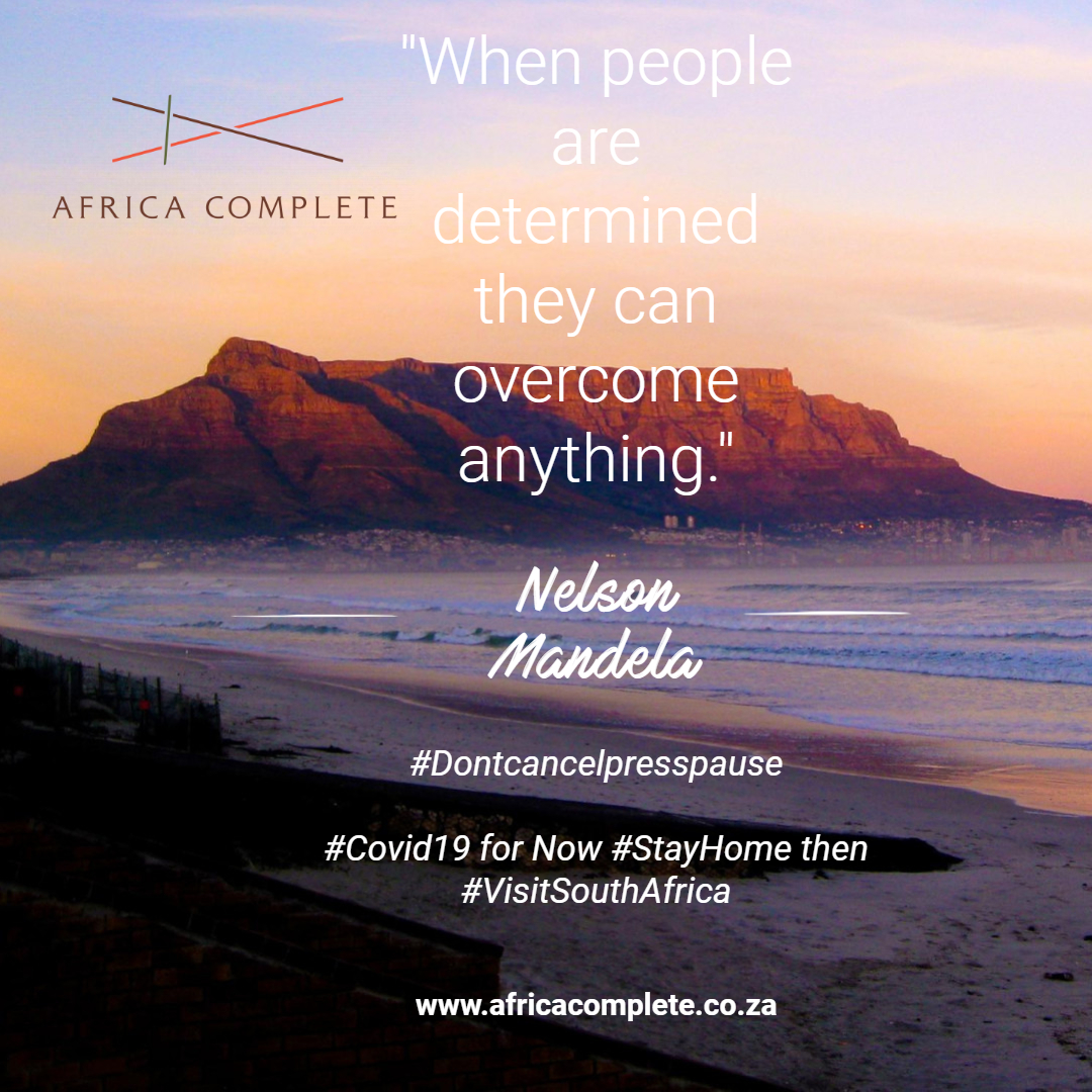 While you wait #Stayhome #Covid19 #Day5 
Look forward to #VisitSouthAfrica when it's over.
#Dontcancelpresspause #NelsonMandela #TravelLater
<a href="/TravelLeisure/">Travel + Leisure</a> <a href="/TravelGround/">TravelGround</a> <a href="/ATGateway/">African Travel | Luxury Safaris</a> <a href="/AAA_Travel/">AAA Travel</a> <a href="/TheAccidentalTo/">TheAccidentalTourist</a> <a href="/SABloggers/">SouthAfricanBloggers</a>