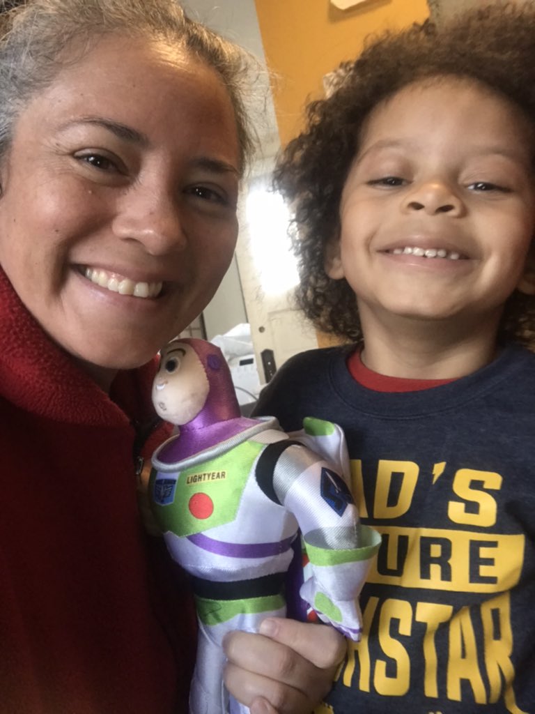 ExtenChipDunnEC's tweet photo. Perk of working from home: your son sends you to work with a toy on many of the days. #SaferAtHome #TogetherWeCan https://t.co/ix4S5vpX7N