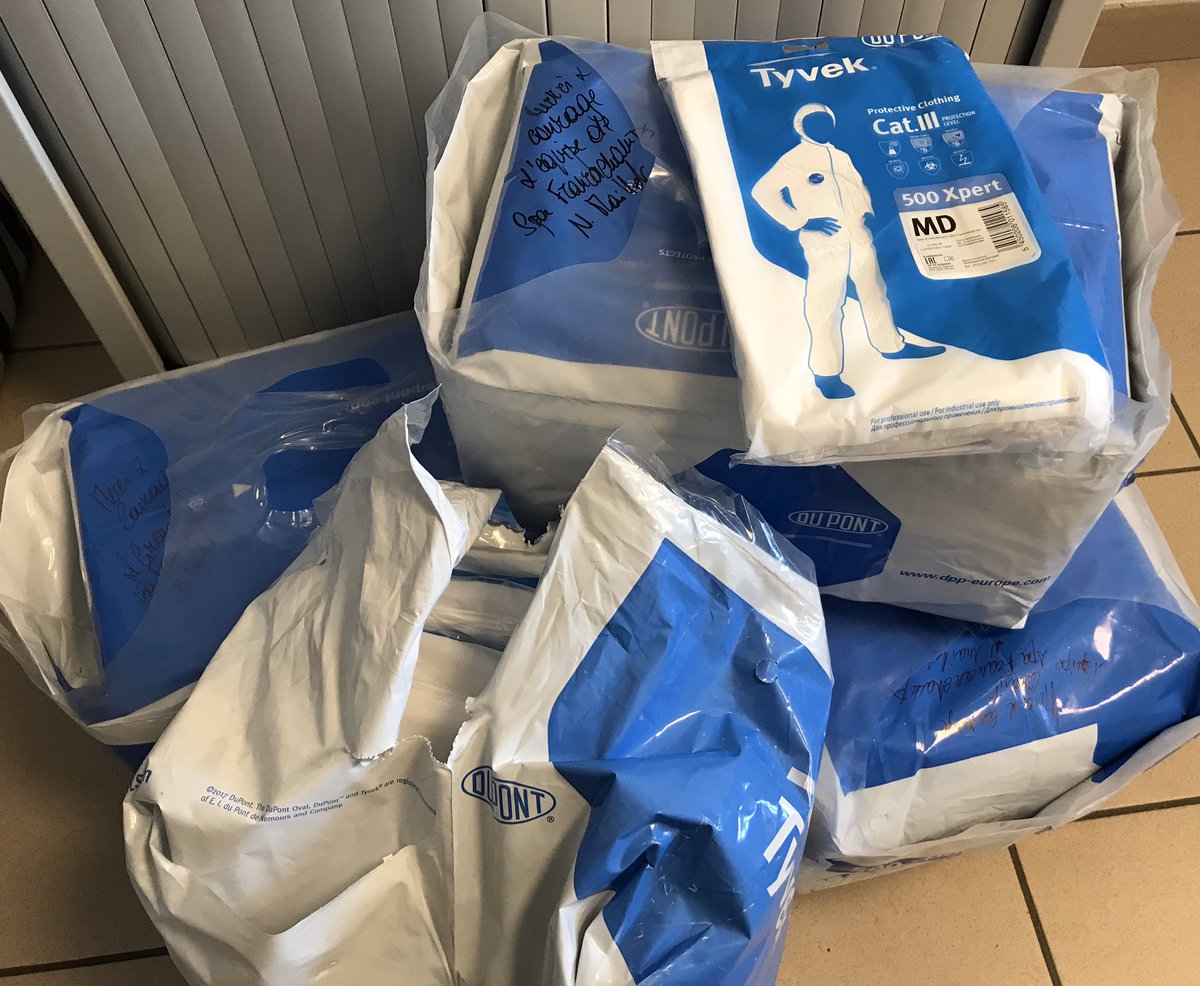 stlefebvre's tweet photo. 100 combinaisons de protection, arrivées à toute vitesse depuis le Raidillon...Spa et le CHRV forment un team depuis longtemps 👍 Merci @circuitspa @sevcir 🏎🏁🇧🇪 https://t.co/pvZSY3zMZ7