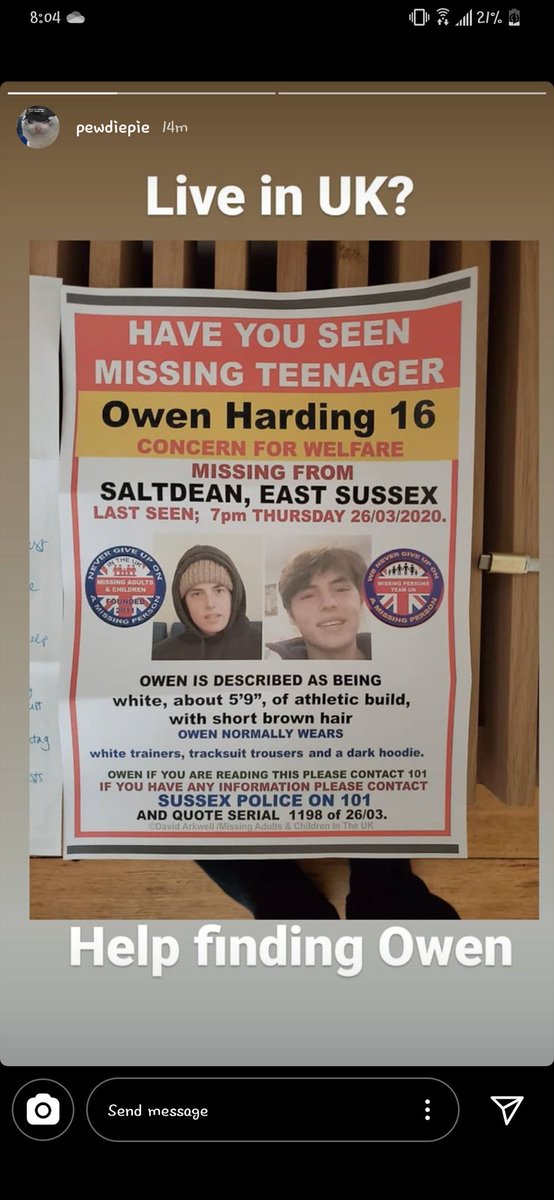 allthebros_'s tweet photo. #owenhardingmissing 
if you live in the UK, please help find Owen! https://t.co/CfjFh8XAK3