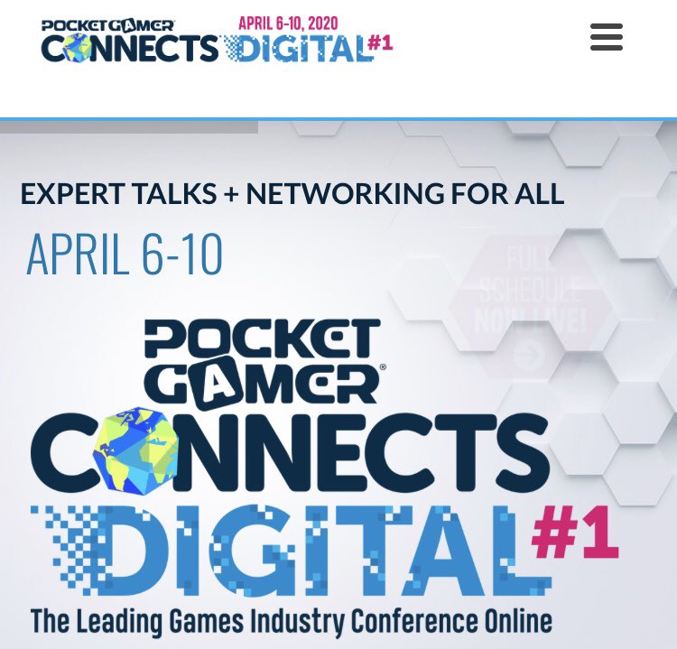 We are attending Pocket Gamer Connects Digital April 6-11! pgconnects.com/digital/