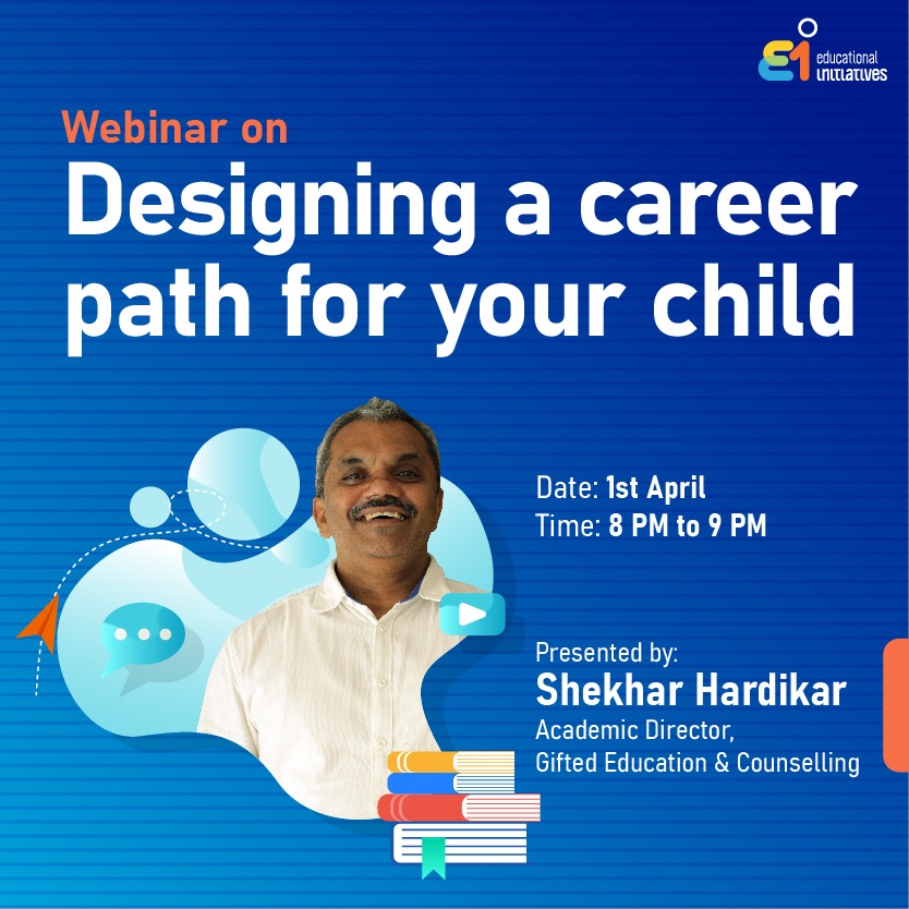 eistudy1's tweet photo. #Webinar on Gifted Programmes!
Topic- Designing a career path for your child.
This webinar is recommended for parents and students who are in grade 8 or higher.
Registration closes before 8 PM!
Webinar Link: https://t.co/itpZGMwaFM
#GiftedProgrammes #CelebrateGiftedness https://t.co/gzAAqs2A1Y