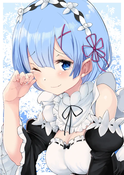 転勤しちゃう上司に宛てに描いたレムちゃんです
今日朝礼で一言づつお別れの挨拶言う時泣いちゃった><
うまく言葉に出来んくて;w; 
