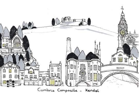 'Cumbria Composite' Greetings Cards
Designs from my original composite drawings celebrating my favourite buildings in the Cumbrian towns of #Ambleside #Bowness #Grasmere #Kendal &amp; #Keswick. £2.50 each free P&amp;P minimum order of 3
#justacard #supportingartists  #thelakes #smallbiz