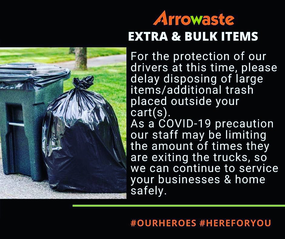 Arrowaste's tweet photo. Support us, by supporting our boys 🏘🚚 #WereOutThere #OurHeroes #COVID19 #TogetherApart https://t.co/VR1SfLWnSS
