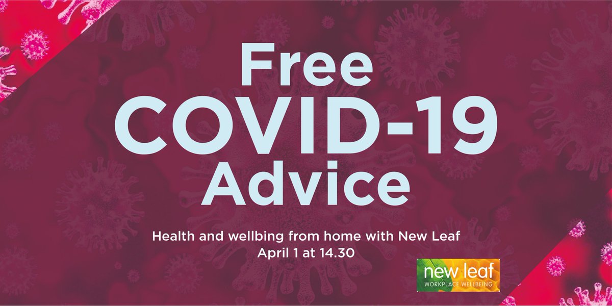 events_scoc's tweet photo. During this period of #SocialDistancing maintaining staff morale 🥳 and wellbeing 🍃 is vital, as is your own mental health. Find out how to manage this with @newleafonline tomorrow afternoon, on a FREE online🌐 zoom call. Book here ➡️https://t.co/e6sWcjjzoX https://t.co/Vj4LfzgsDR