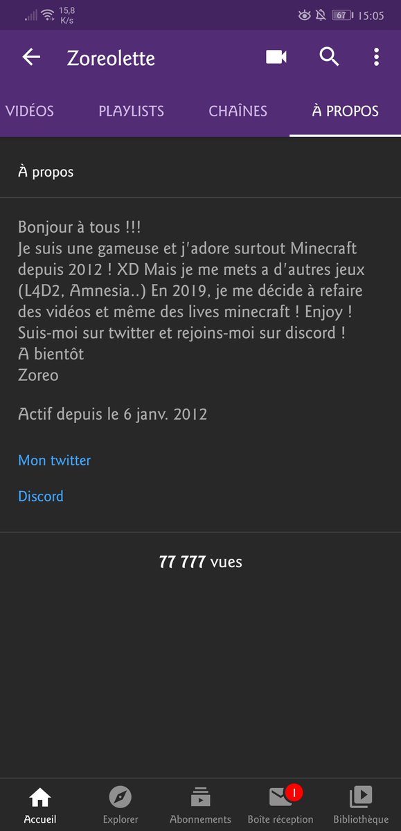 Zoreolette tweet picture