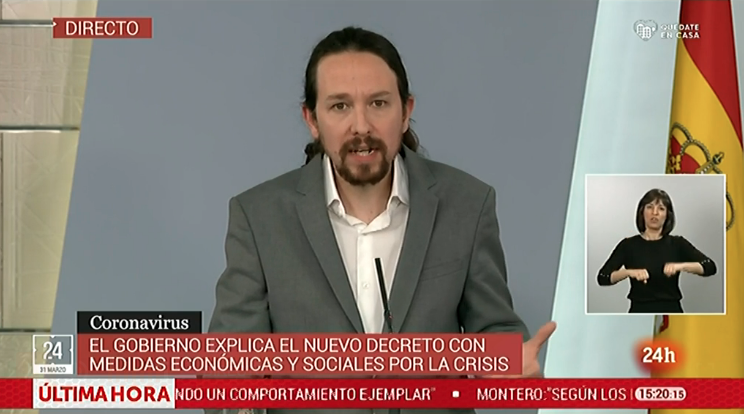matthewbennett's tweet photo. ¿Qué hace Pablo Iglesias otra vez fuera de casa en Moncloa? ¿No estaba aún su señora pareja positiva por Coronavirus?

Dice que el Gobierno pide a la gente que se quede en su casa… https://t.co/EYPoDEy9B4