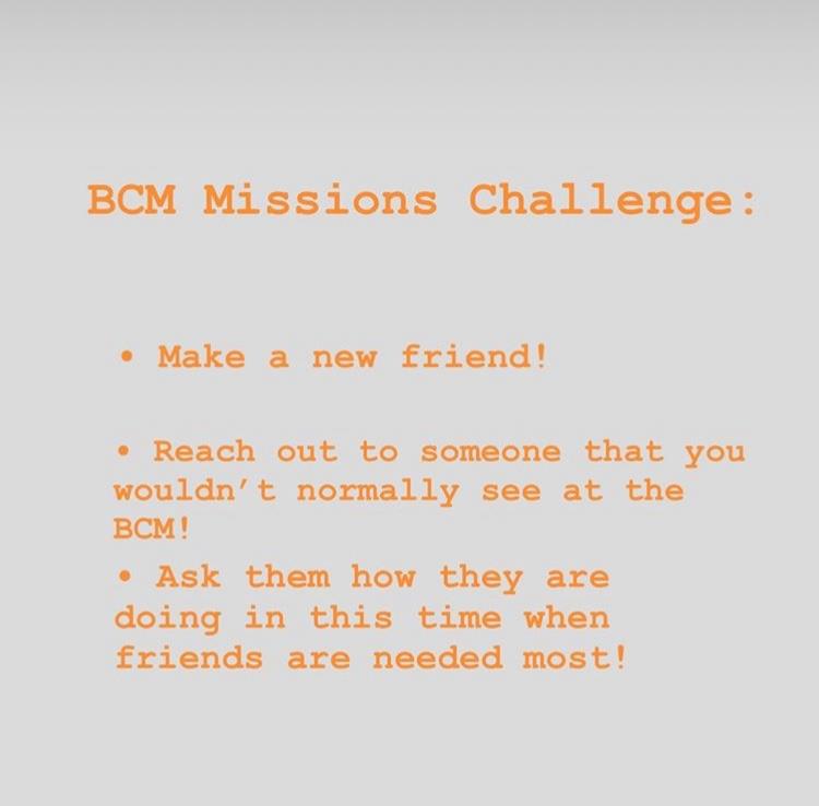 UTKBCM's tweet image. Our missions team is working hard on giving y'all a weekly challenge for the rest of the semester.  Here's this week: