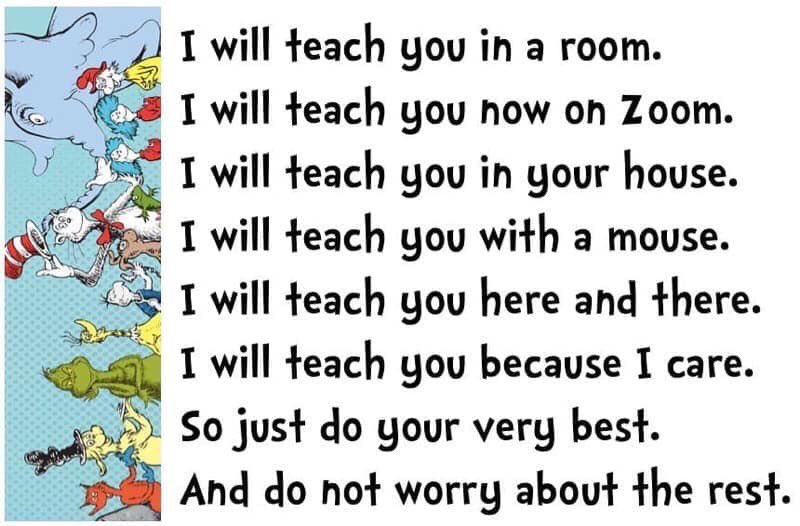 Remote Learning Day 1...We’ve got this teachers!! Keep smiling it’s contagious. <a href="/CrystalLakeSD47/">Crystal Lake Dist.47</a> <a href="/WoodsCreekD47/">Woods Creek</a> #d47StepUp