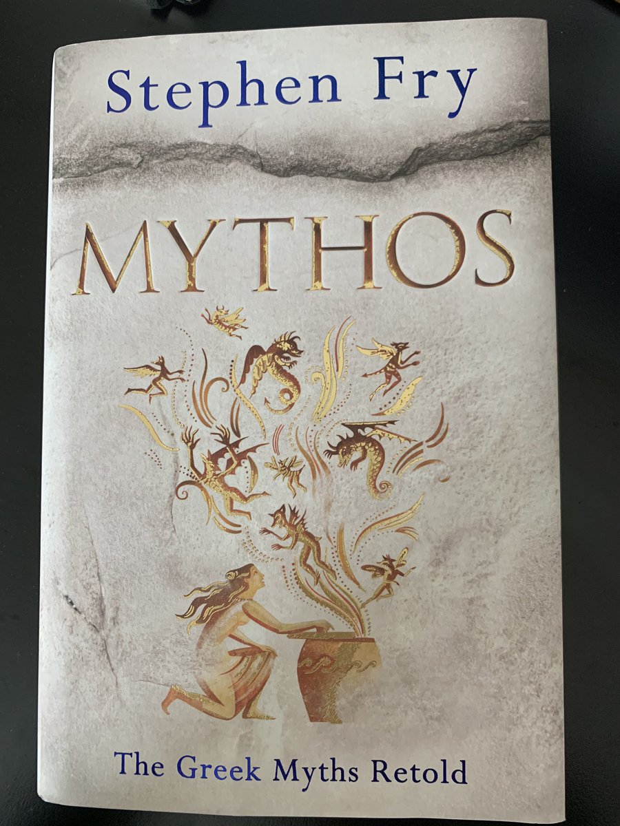 Sneaky buy-one-get-one-free-type adult nonfiction recommendation alert: if you love Greek myths as much as I do, look up MYTHOS by the glorious  @stephenfry!  #ActualFactuals