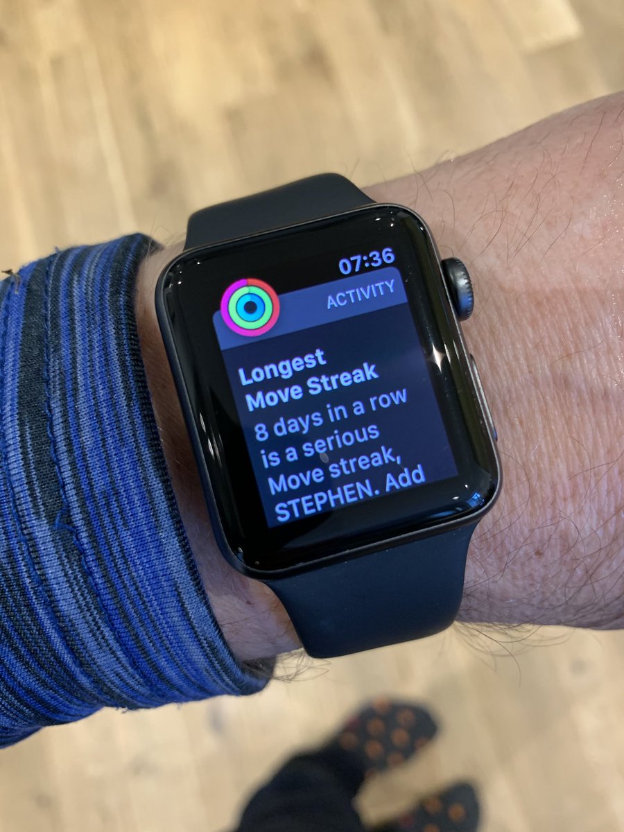 stevecurzon's tweet photo. My watch is staying pretty positive! https://t.co/wqT9CSGDYg