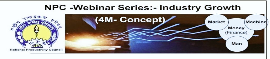 yadu86's tweet photo. Join the #Webinar on #InnovativeModel of #NPCCoEI4.0(4M) which focuses on Modern Marketing tools, Industry 4.0 Tools , Skill upgradation of Staff, and tools of Fintech / Financial Management for Industrial Growth on 6.4.20 at 3PM https://t.co/6aHIgJHioW
@NPC_INDIA_GOV @minmsme https://t.co/sMyuokIWL8