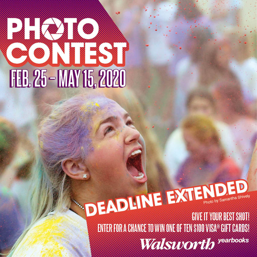 yearbookforever's tweet photo. We've extended our deadline! Submit your 2020 Photo Contest entries through May 15. We'll announce the winners by June 15. 
https://t.co/jZi8D0jX2H #2020PhotoContest #Walsworth #yearbooks https://t.co/8OzOA51ik5