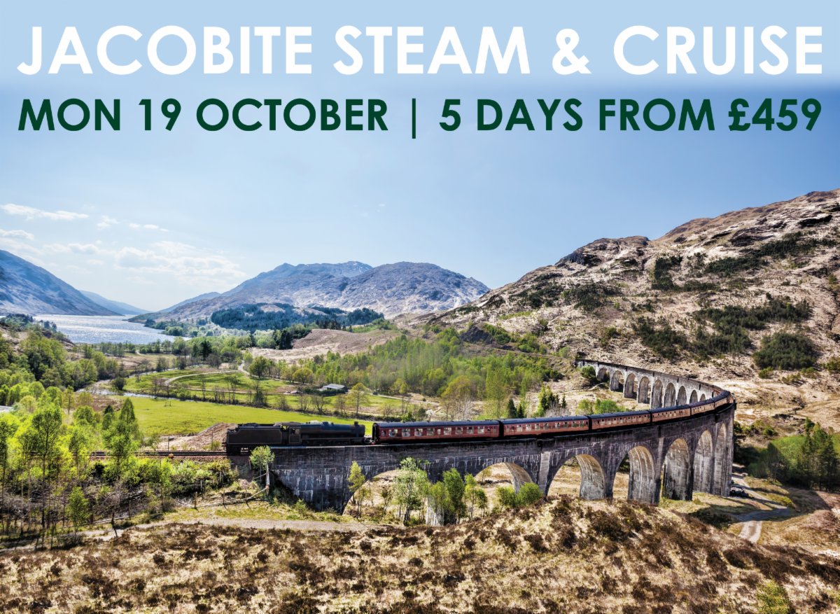 CHOO CHOO | Jacobite Steam &amp; Cruise #TravelTuesday conta.cc/2IEFG3U