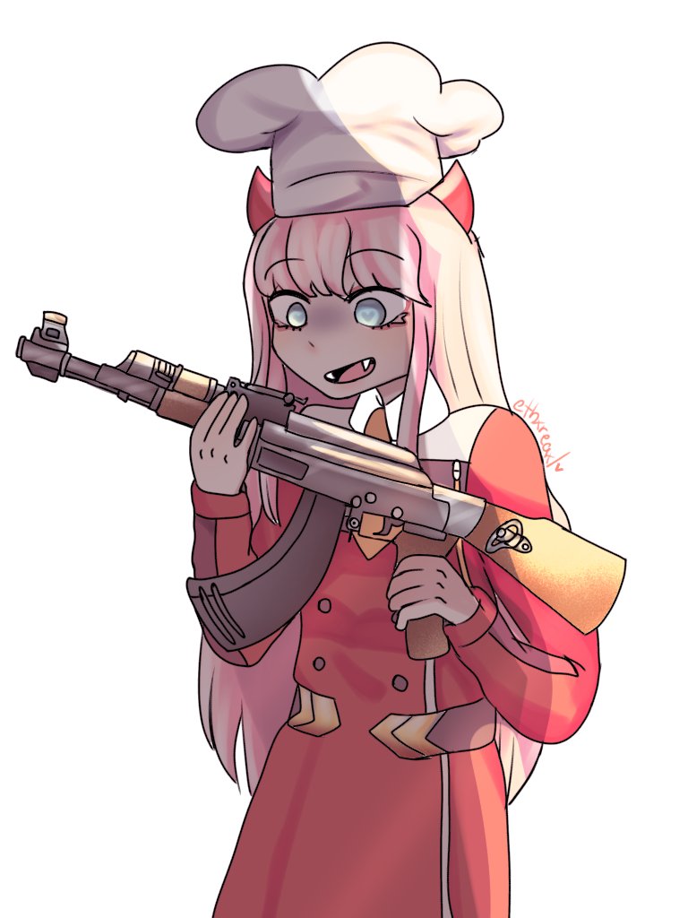 Aika On Twitter Hi Yes Zero Two In Arsenal With An Ak And The - john roblox zero two roblox