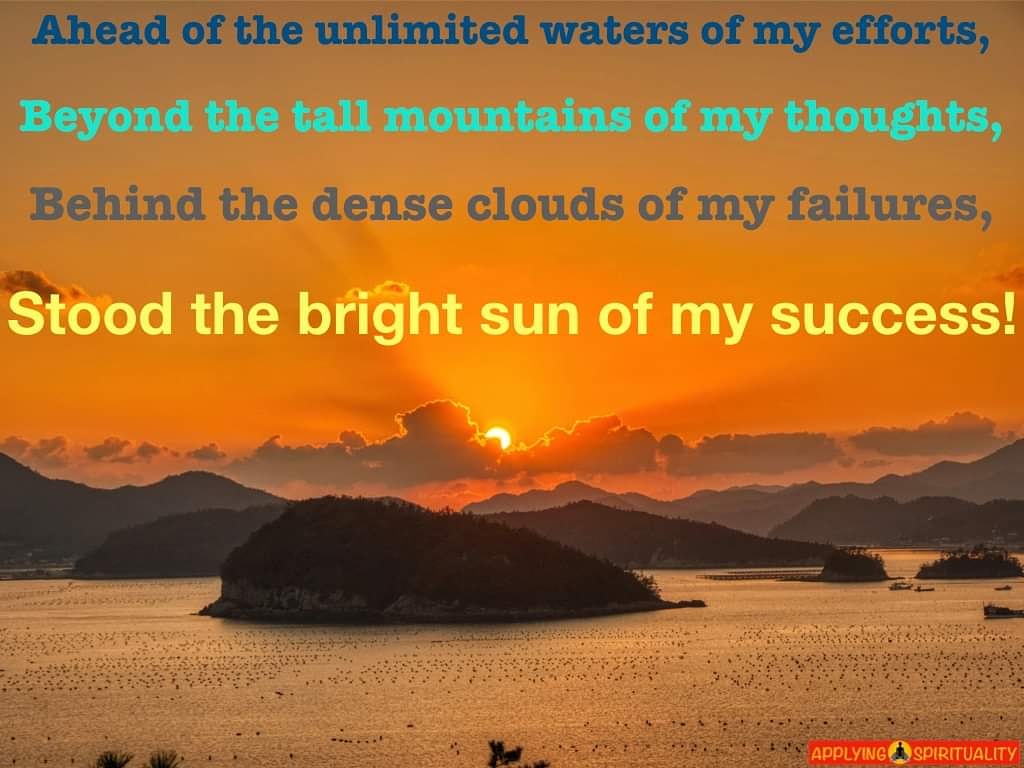 ApplyingSpirit1's tweet photo. The 'Sun of Success' is too far on the outside but when you turn inwards, it's right there!
#life #spirituality #sunofsuccess https://t.co/CksRg7Zeim