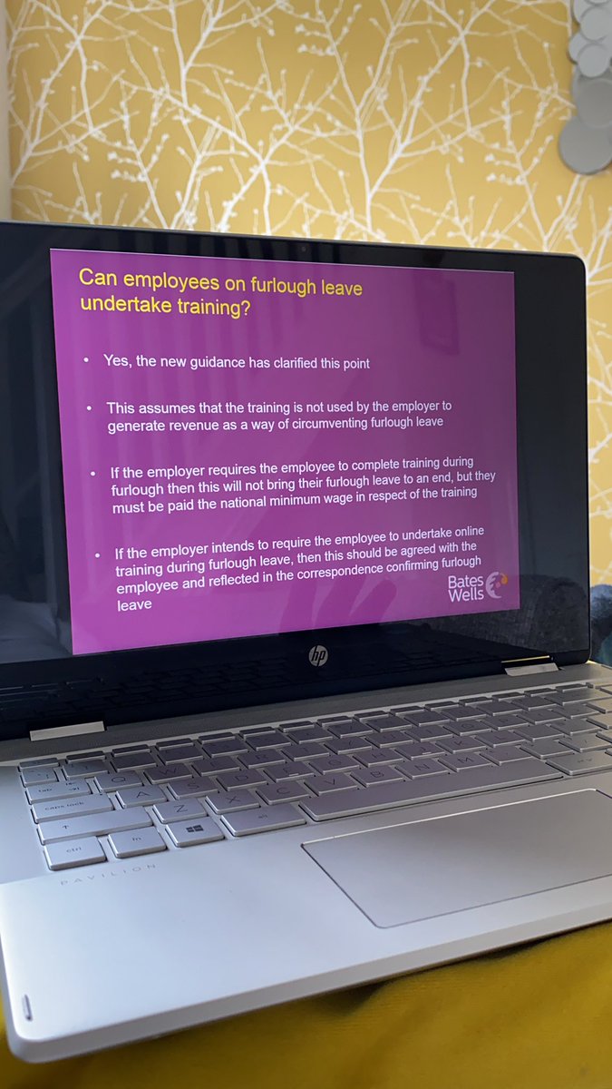 RobCoxYMCA's tweet photo. Excellent webinar taking place around Furloughing your staff! Cheers @BatesWellsTweet. #helpful https://t.co/g2PvKP1SMF