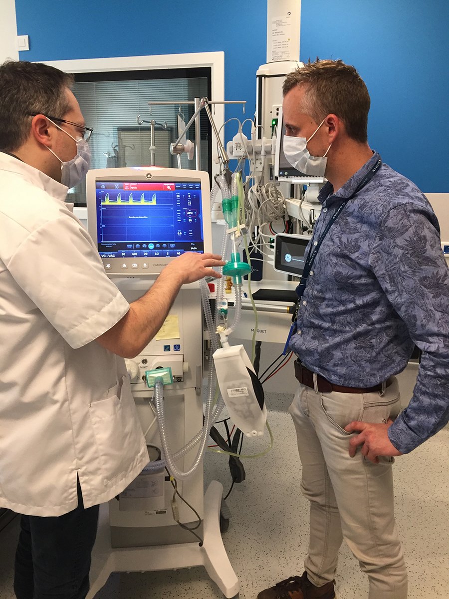 SafranAeroBoost's tweet photo. Sur le point de finaliser le prototype de débitmètre pour respirateurs médicaux #Workinprogress. #solidarité avec nos partenaires @vki_vonkarman, @Any_Shape, @POLMANS, Endotools, Goodfellow, Lescav, @Sirris_be, @UniversiteLiege , JUMO, @onsemiconductor, Britte,@Feronyl #COVID19BE https://t.co/KaTB2iqICi