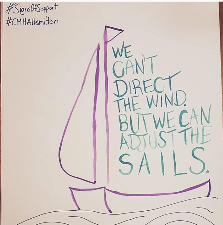 CMHAYork's tweet photo. We love these beautiful signs from @CMHAHamilton. @BreneBrown would you share a #SignofSupport with us? Write an uplifting message on a piece of paper, take a picture, tag us and include the #SignsofSupport. We'd love to hear from you. https://t.co/7yV95hRqWV