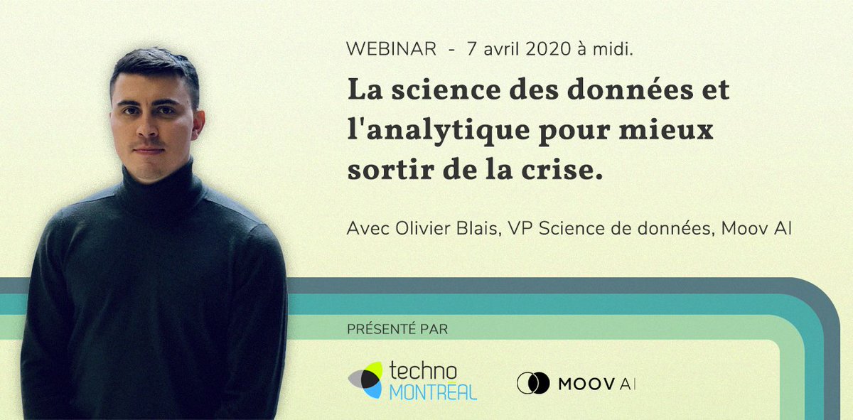 #Webinaire : Comment exploiter la #datascience et l'analytique pour mieux sortir de la crise.

Vous avez une belle occasion de vous servir de vos données financières, marketing et opérationnelles 

Réservez votre place maintenant : zoom.us/webinar/regist…