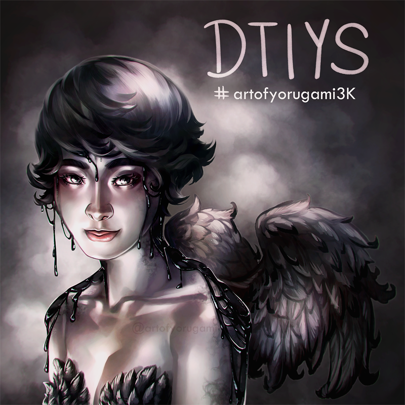 Quick doodle #DTIYS to celebrate my friend Yoru reaching 3k!!!
👀👌❤️❤️

#drawthisinyourstyle #artofyorugami3K