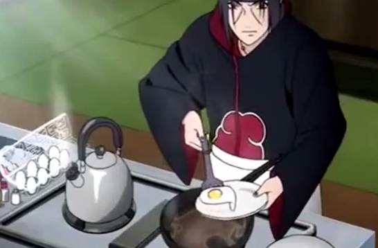 slashante's tweet photo. itachi fritando ovo #itachi #fritando #ovo https://t.co/q8retXu6Rp