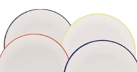 MksaHospitality's tweet photo. BISTRO brightens up 😎 the #tablescape with its colored-rim #plates! 
 #thefreshfaceofhospitality 

#porcelain #foodservice #platesdesign #fresh #hospitality #catering #banquet #restaurantbusiness #hoteltrends #dining #instafood https://t.co/zt54IUUsC7