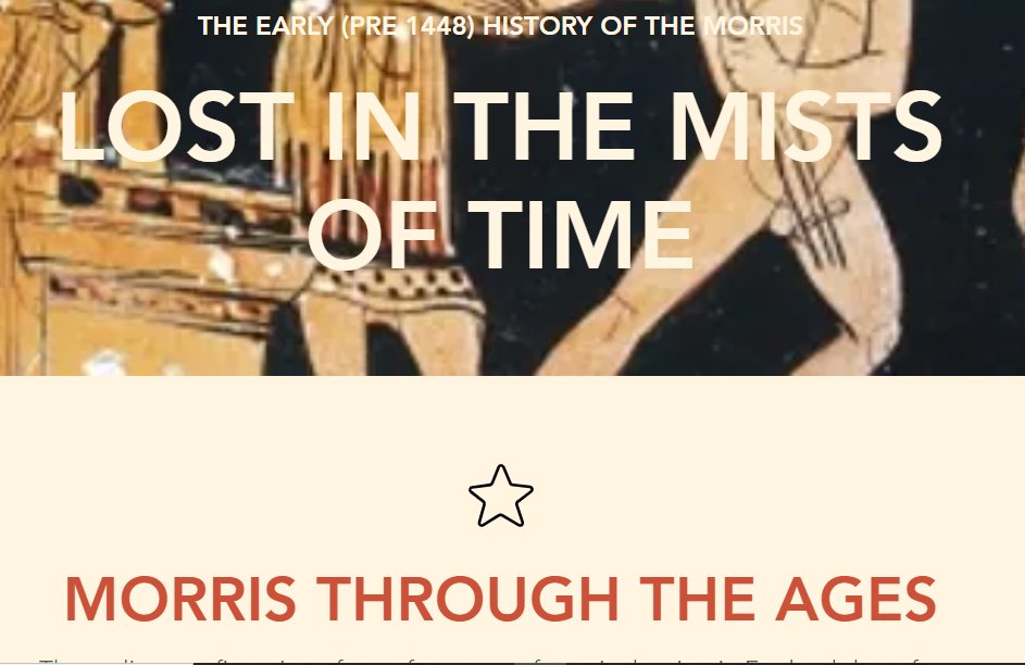 SHAMcampaign's tweet image. As many people are stuck at home we thought we could help while away a few hours/minutes/seconds with some of our back catalogue.  First up is the true history of Morris - much older than you thought.
ofstep.wixsite.com/mistsoftime