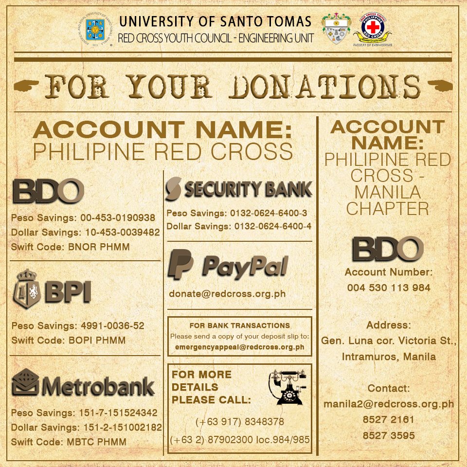 RCYCeng's tweet photo. The UST Red Cross Youth Council and its units are encouraging everyone to donate for our heroes who combat COVID-19 everyday. Let us protect our frontliners by giving them face masks or other personal protective equipments.
https://t.co/ep7aw1WEpQ

#RCYCENGGceptional
#USTRCYC1920 https://t.co/jLhQmMhh9x
