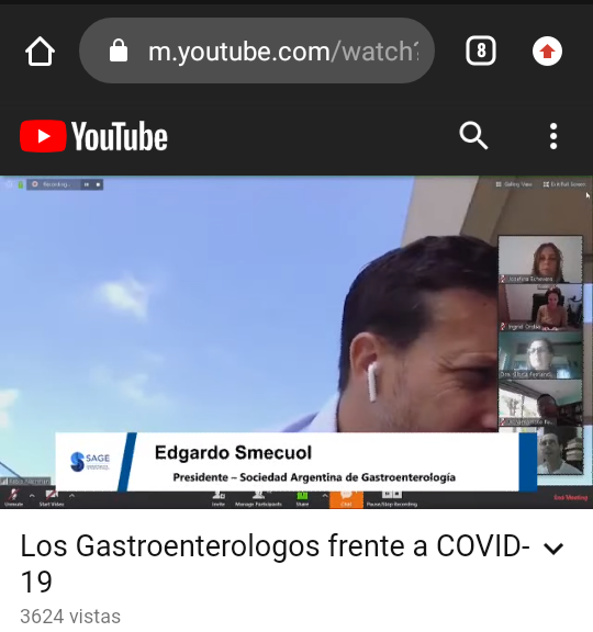 griensu's tweet photo. "LOS GASTROENTERÓLOGOS FRENTE AL COVID-19" 
Les compartimos la transmisión completa de la WEBINAR realizada en el día de ayer. 
https://t.co/Jd1qJdbUUm
#quedateencasa #COVID19 #gastroenterologia #endoscopia https://t.co/NrnwU6P80T