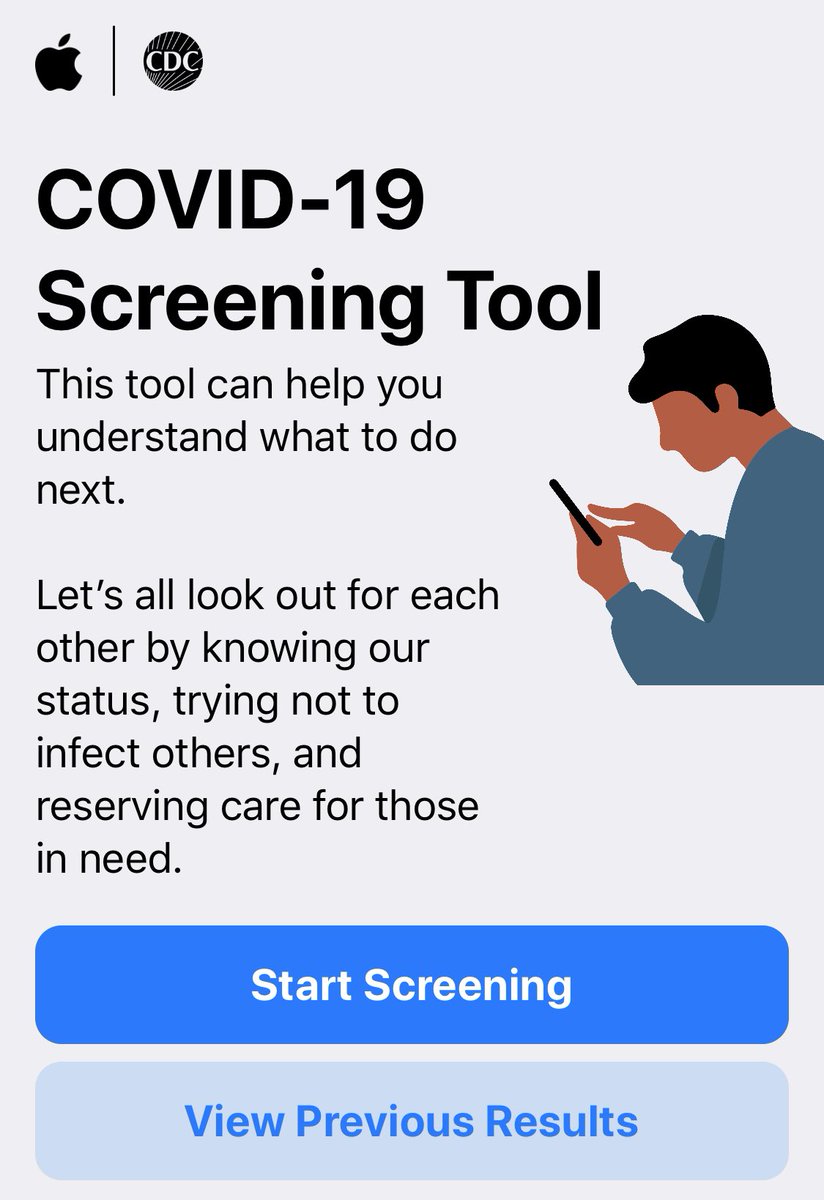 nasadol's tweet photo. This is a great App for COVID-19 screening. Download it on to your phone ! #COVIDー19 #iphone #coronavirus https://t.co/lzNXyYuli7