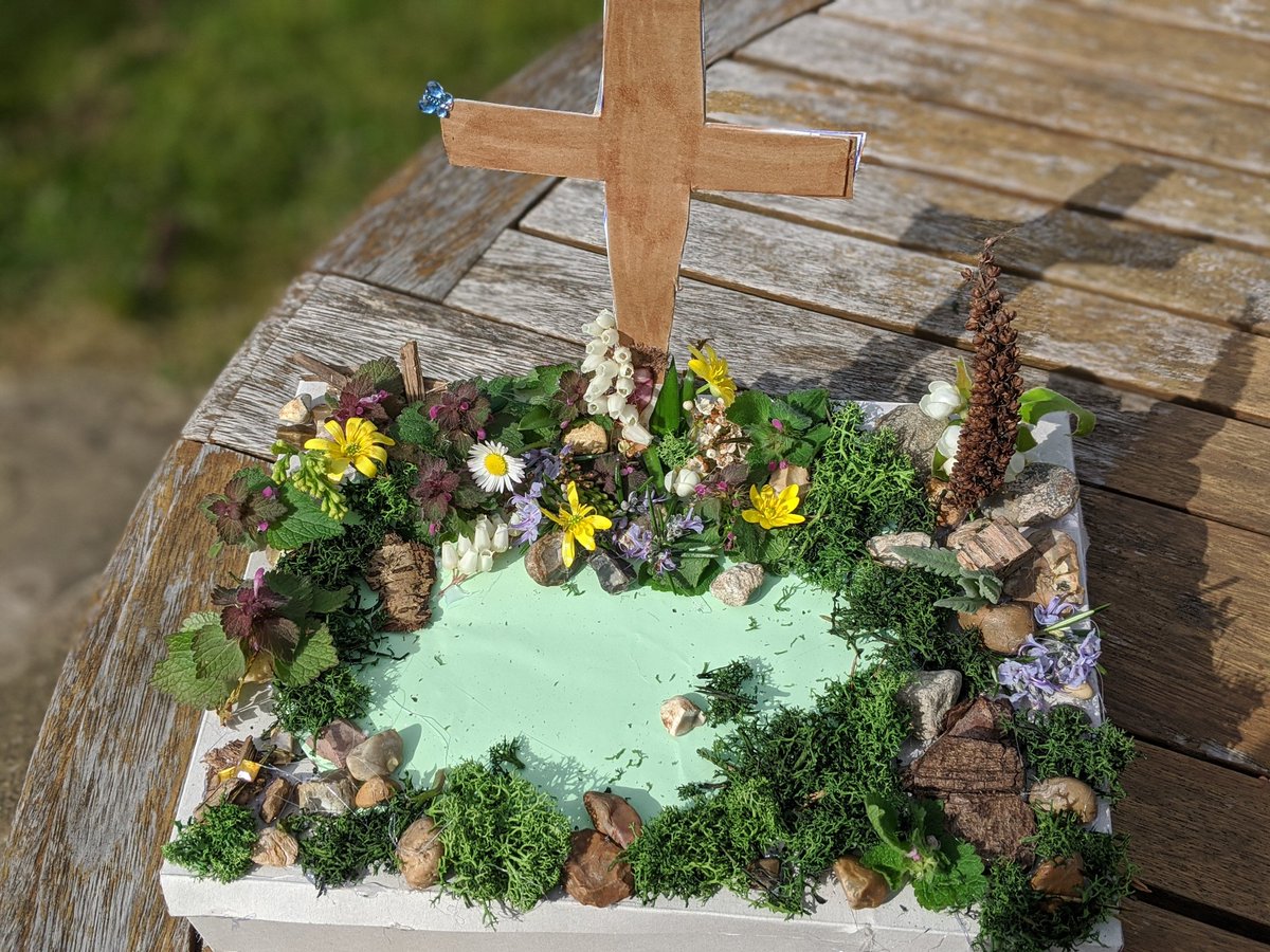zoegreenhill's tweet photo. @Sussexroad  Lottie has had a creative day making her own Easter garden and baking banana and cinnamon muffins https://t.co/Rp5bZAXbbk