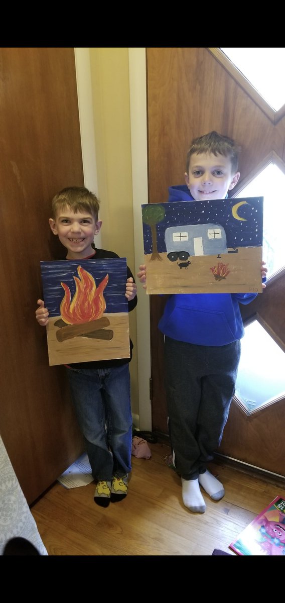 MsKenefick's tweet photo. Learning at home! @HhdsSchools @escaptura1 https://t.co/ipOUXtxxUp