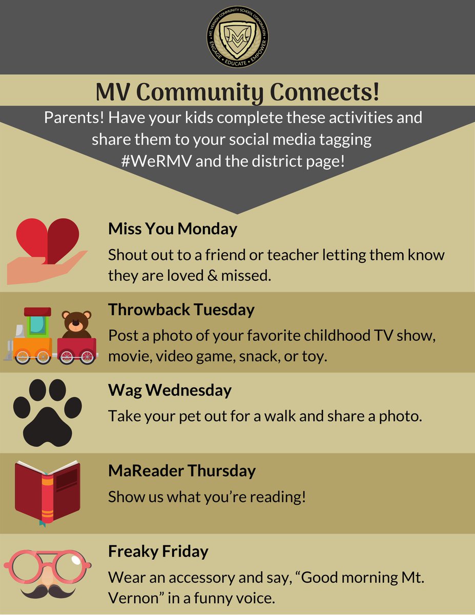 mvcsc_district's tweet photo. It's Throwback Tuesday! Post a photo of your favorite childhood TV show, movie, video game, snack or toy! Staff, parents, kids - everyone can participate! Be sure to tag #WeRMV &amp; @mvcsc_district on Twitter or Facebook! https://t.co/qftpGRG9IH
