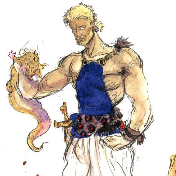 onehimboaday's tweet photo. Today's himbo of the day is Sabin René Figaro from Final Fantasy VI! 🧸 https://t.co/NNjzHMDCLF