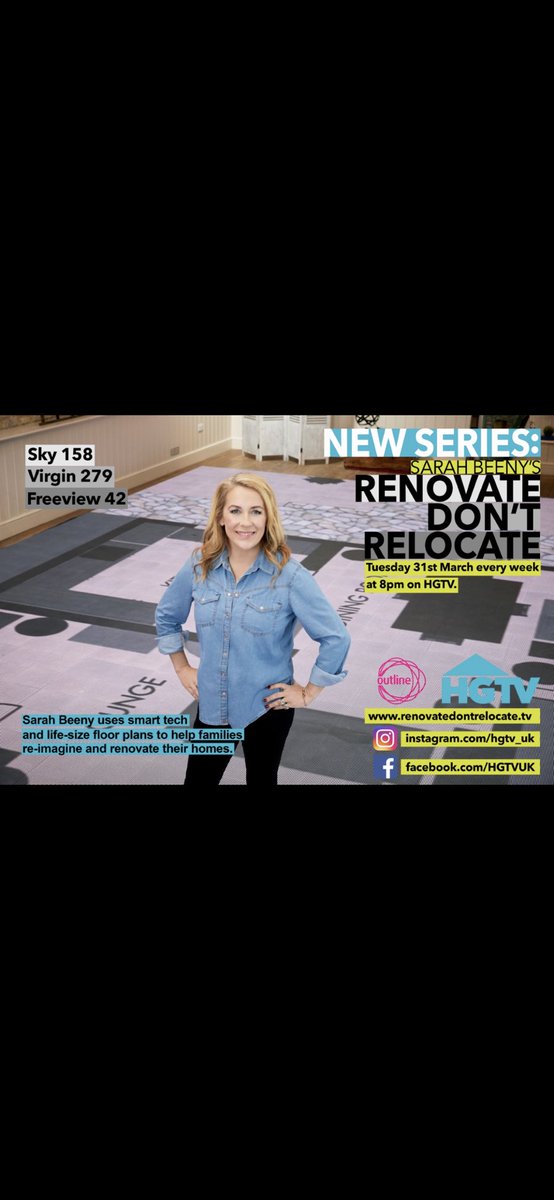 worktopstore's tweet photo. Discount Worktop Store’s products are featuring on the new series of Sarah Beeny’s, Renovate Don’t Relocate. Catch it if you can. Tuesday nights, 8pm on HGTV channel. @sarahbeeny @hgtv @corian @worktops https://t.co/pnH39T8aEn