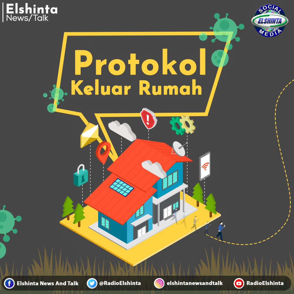 RadioElshinta's tweet photo. Jika terpaksa keluar rumah, tolong gunakan masker ya..

Jaga kesehatan, jaga kebersihan, jaga jarak,

Semoga wabah ini segera berlalu, aamiin.. 

Terus #DengerinElshintaDiRumahAja
https://t.co/a4uw2eBAYu