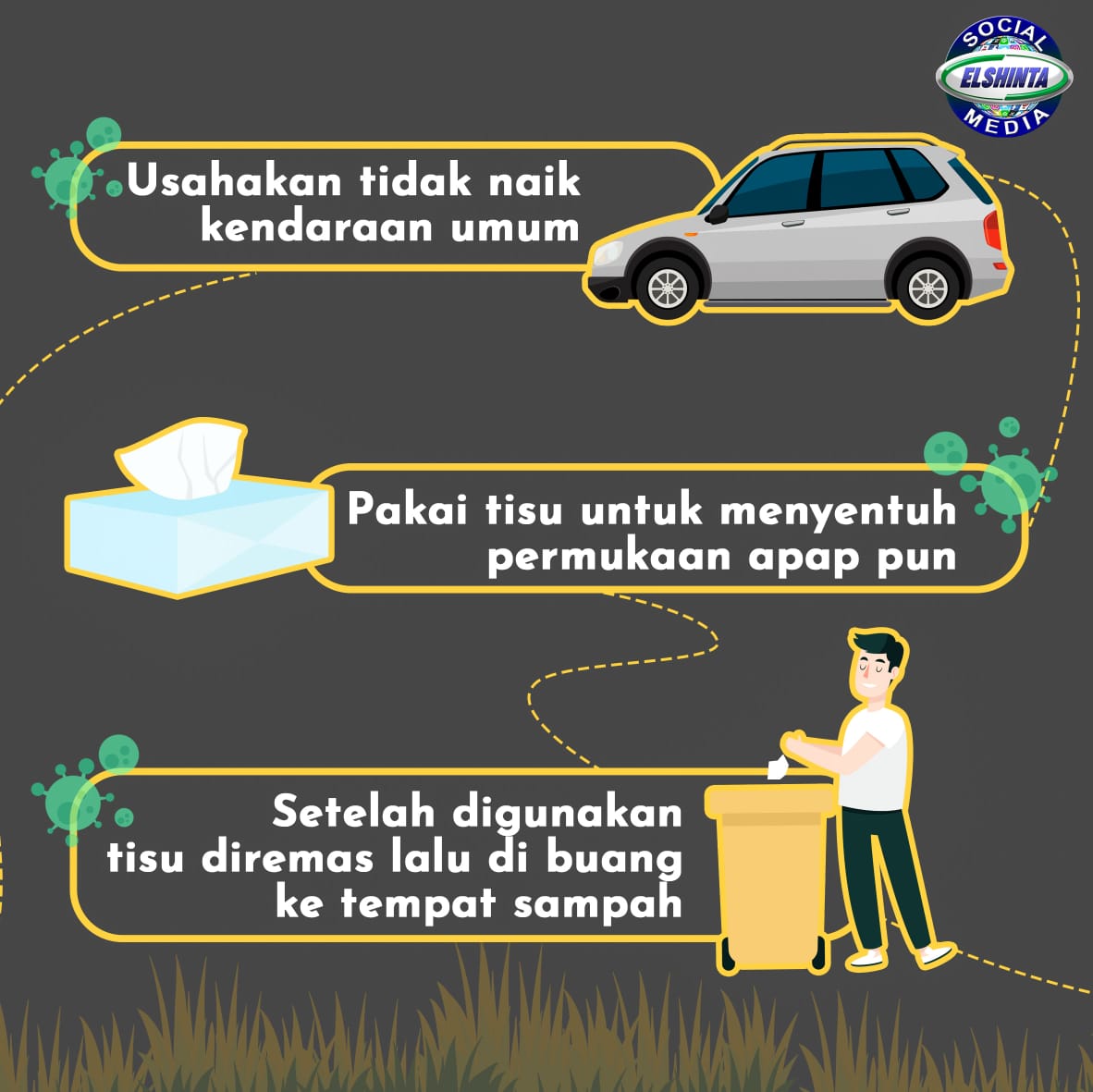 RadioElshinta's tweet photo. Jika terpaksa keluar rumah, tolong gunakan masker ya..

Jaga kesehatan, jaga kebersihan, jaga jarak,

Semoga wabah ini segera berlalu, aamiin.. 

Terus #DengerinElshintaDiRumahAja
https://t.co/a4uw2eBAYu