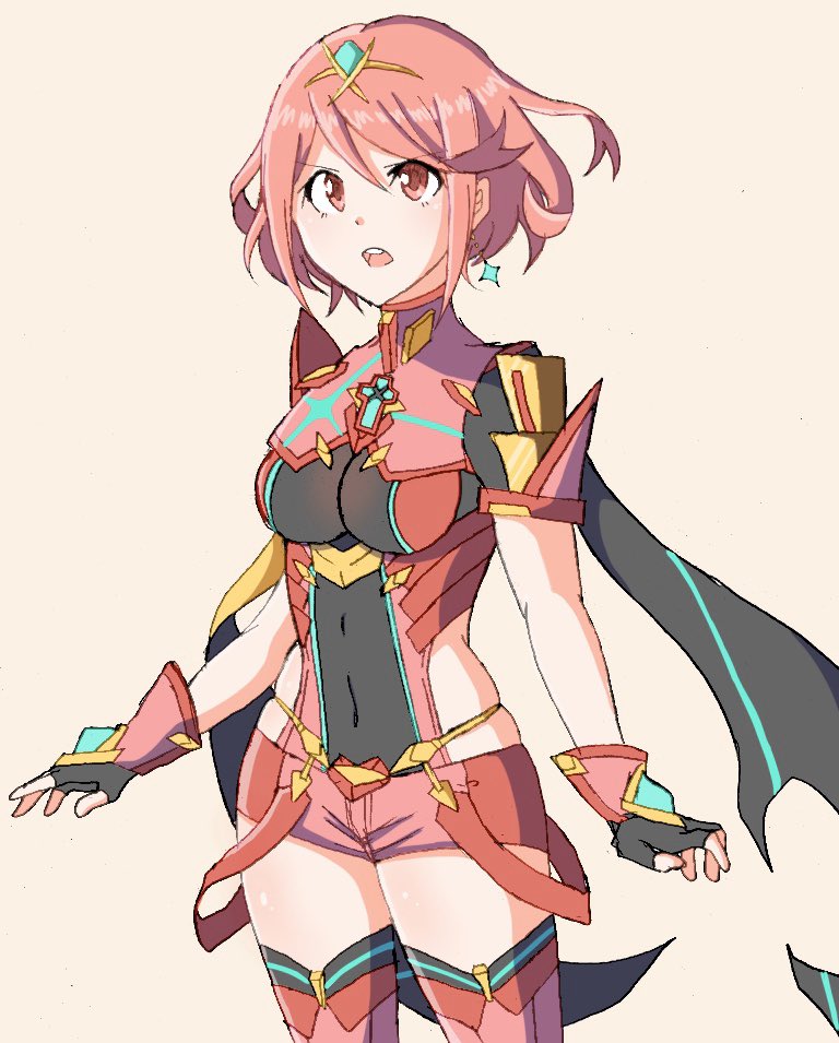 ホムラ(ゼノブレイド2) 「ホムラちゃん 」|えりんぎのイラスト